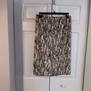 Stylish Snake Print Faux Suede Women's Skirt